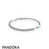 Pandora Jewellery Bracelets Bangle Radiant Hearts Of Bright Mint Enamel