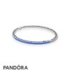 Pandora Jewellery Bracelets Bangle Radiant Hearts Of Pandora Jewellery Bangle Bracelet Princess Blue Enamel