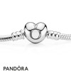 Pandora Jewellery Bracelets Classic Silver Charm Bracelet With Heart Clasp