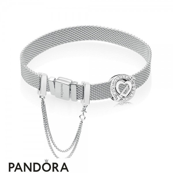 Pandora Jewellery Reflexions Asymmetric Hearts Bracelet Set