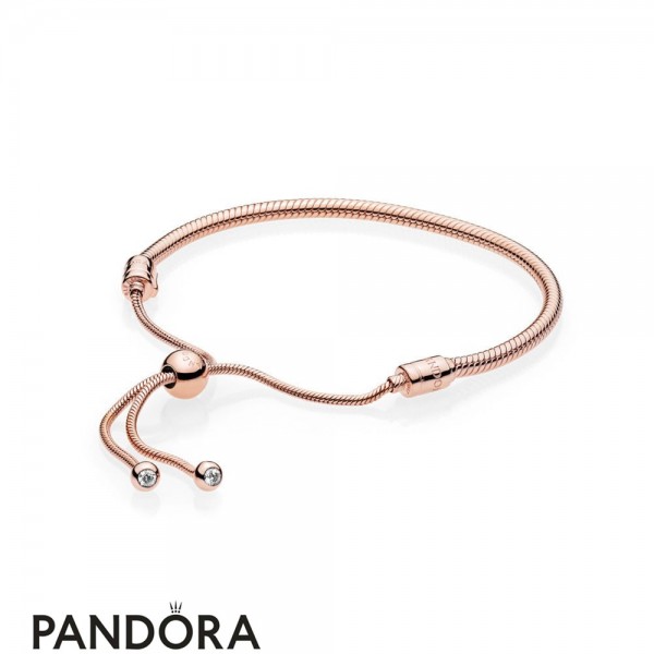 Womens Pandora Jewellery Rose Moments Sliding Bracelet