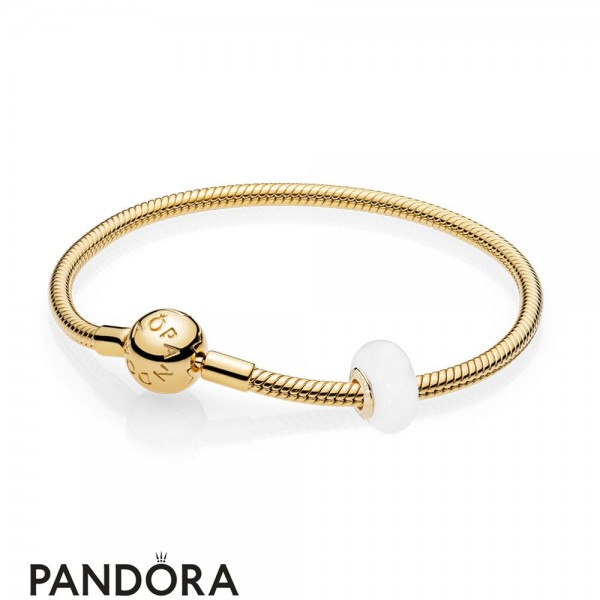 Pandora Jewellery Shine White Waves Bracelet Set