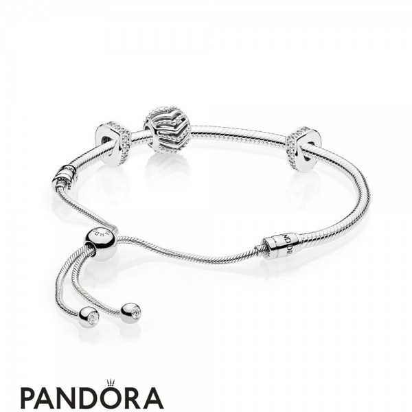 Women's Pandora Jewellery Stylish Wish Bracelet Set