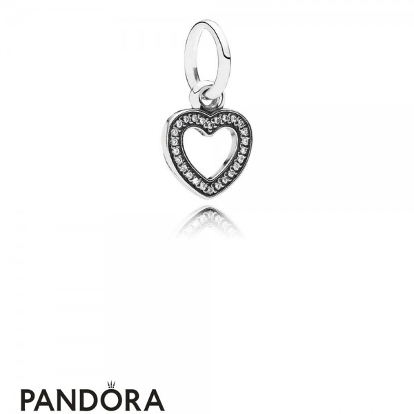 Pandora Jewellery Alphabet Symbols Charms Symbol Of Love Pendant Charm Clear Cz