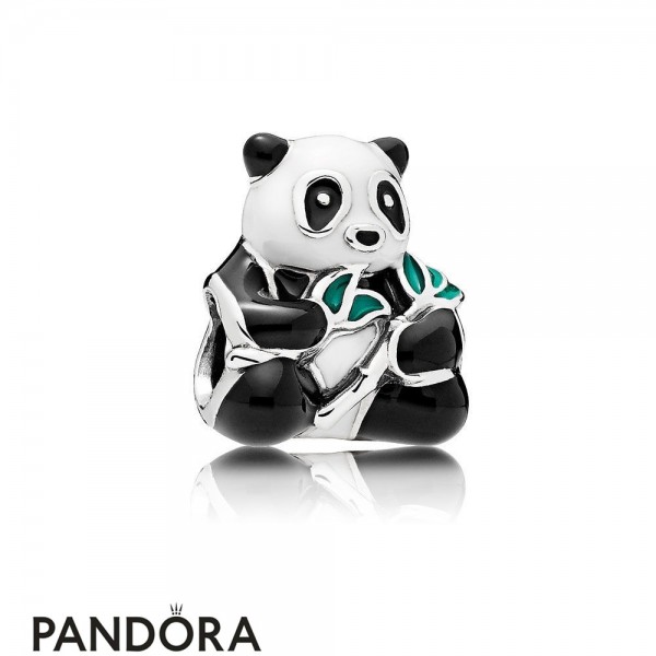 Pandora Jewellery Animals Pets Charms Sweet Panda Charm Mixed Enamel