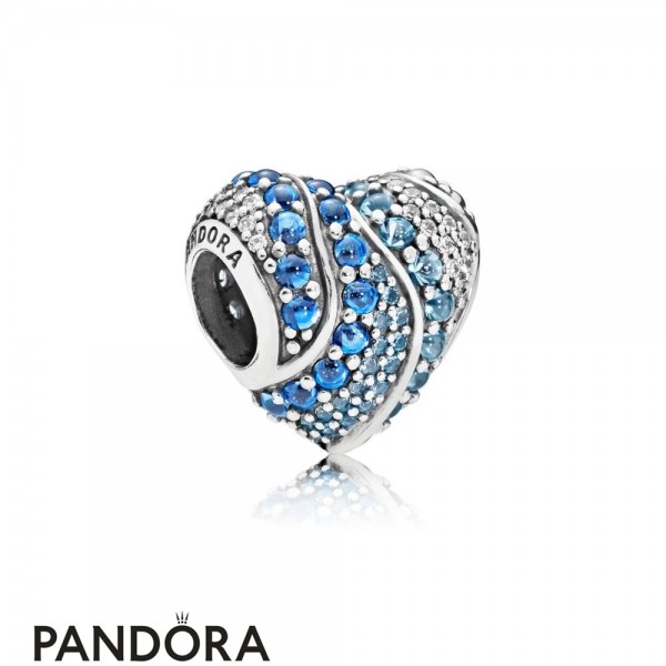 Women's Pandora Jewellery Aqua Heart Charm