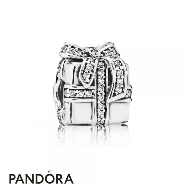 Pandora Jewellery Birthday Charms Sparkling Surprise Charm Clear Cz