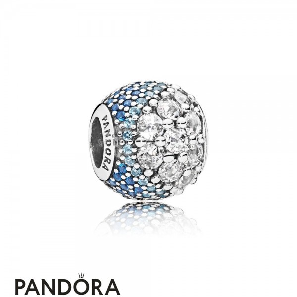 Women's Pandora Jewellery Blue Enchanted Pave Charm