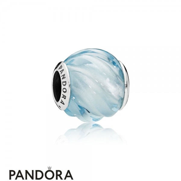 Women's Pandora Jewellery Blue Ripples Charm