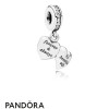 Women's Pandora Jewellery Charm Pendentif Ma Ravissante epouse