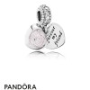Women's Pandora Jewellery Charm Une Rose Pour Une Mere