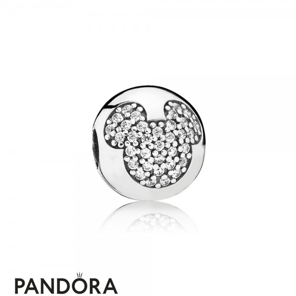 Pandora Jewellery Clips Charms Disney Mickey Pave Clip