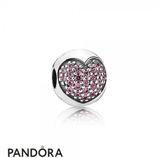 Pandora Jewellery Clips Charms Love Of My Life Clip Fancy Pink Cz