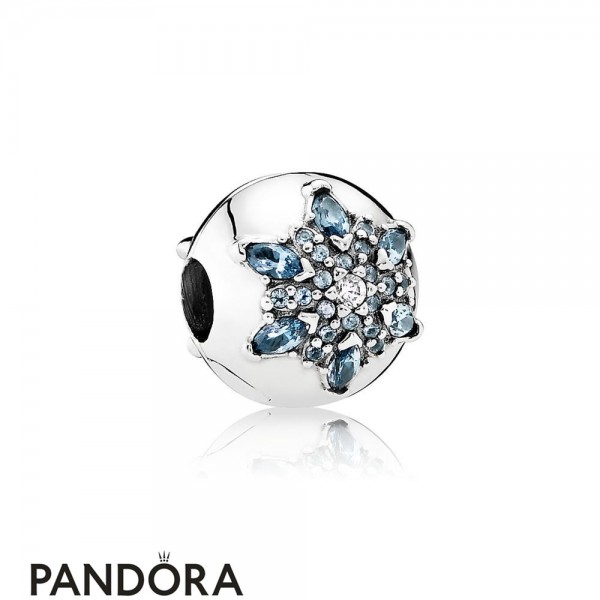 Women's Pandora Jewellery Crystallised Snowflake Clip