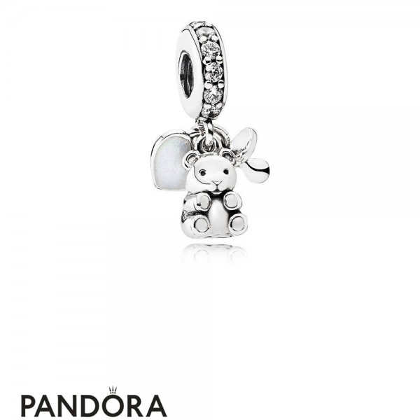 Pandora Jewellery Family Charms Baby Treasures Pendant Charm Clear Cz
