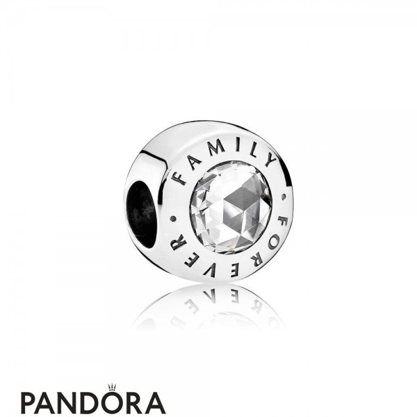 Pandora Jewellery Family Charms Family Forever Clear Cz