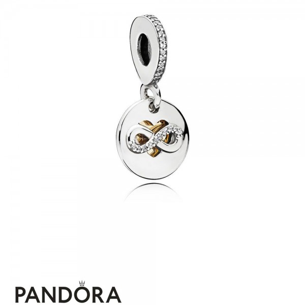 Pandora Jewellery Family Charms Heart Of Infinity Pendant Charm Clear Cz