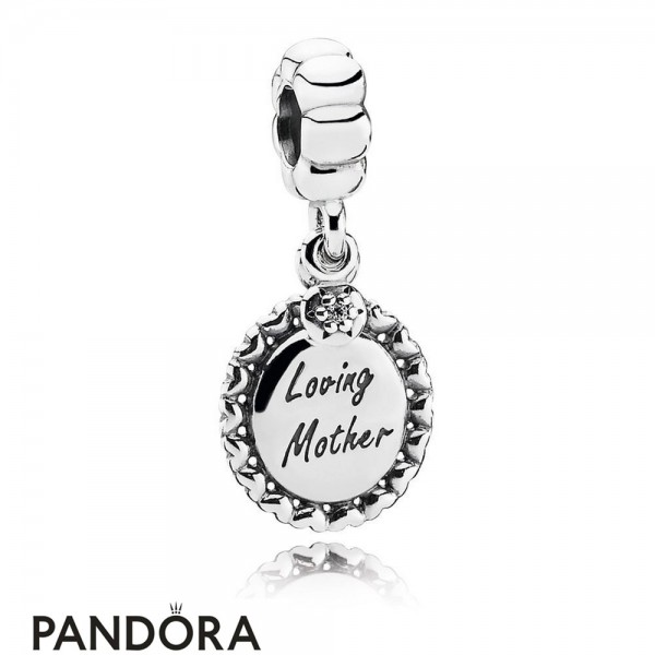 Pandora Jewellery Family Charms Loving Mother Pendant Charm Clear Cz