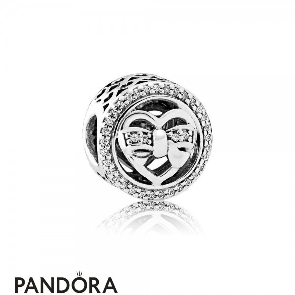 Pandora Jewellery Family Charms Loving Ties Charm Clear Cz