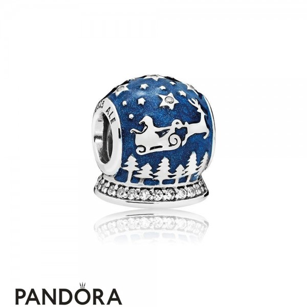 Pandora Jewellery Holidays Charms Christmas Night Charm Midnight Blue Enamel Clear Cz