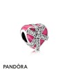 Pandora Jewellery Holidays Charms Christmas Gifts Of Love Magenta Enamel Clear Cz