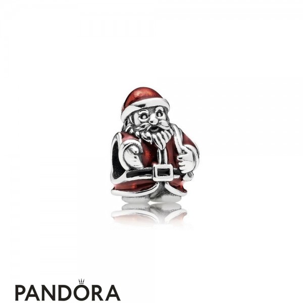 Pandora Jewellery Holidays Charms Christmas St Nick Charm Red Enamel