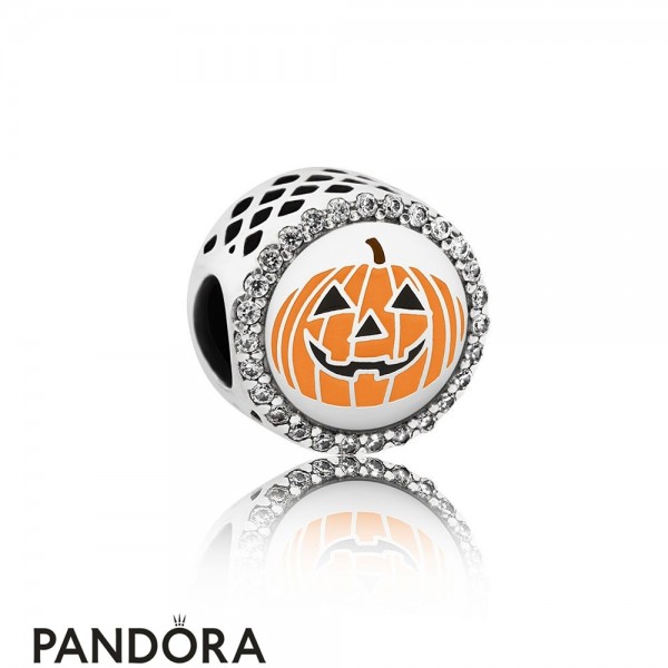 Pandora Jewellery Holidays Charms Halloween Pandora Jewellery Pumpkin Charm Mixed Enamel Clear Cz Brands