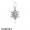 Women's Pandora Jewellery Inspiration Frozen Snowflake Pendant Charm Clear Cz