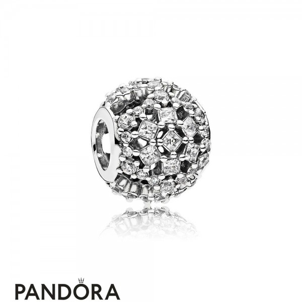 Women's Pandora Jewellery Inspiration Snow Flurry Charm Clear Cz