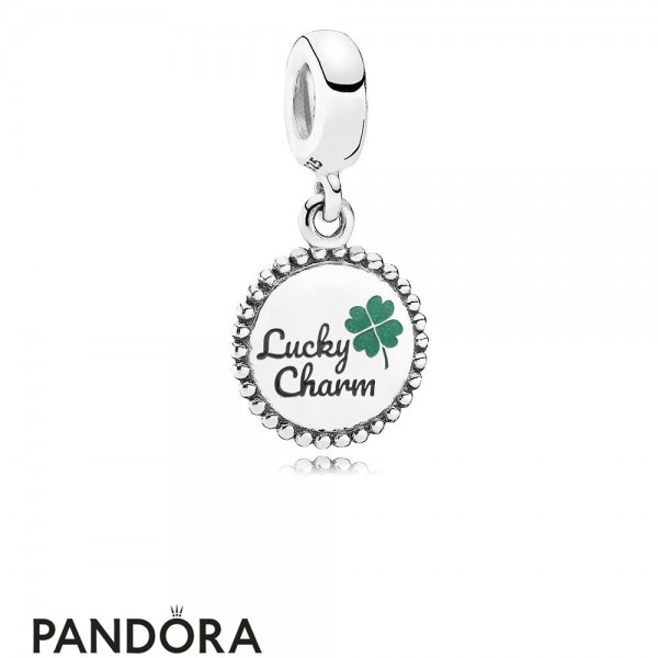 Women's Pandora Jewellery Lucky Dangle Charm Mixed Enamel