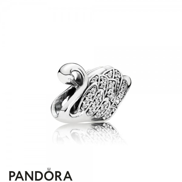 Women's Pandora Jewellery Majestic Swan Charm