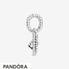 Women's Pandora Jewellery Misty Rose Beaded Heart Dangle Charm