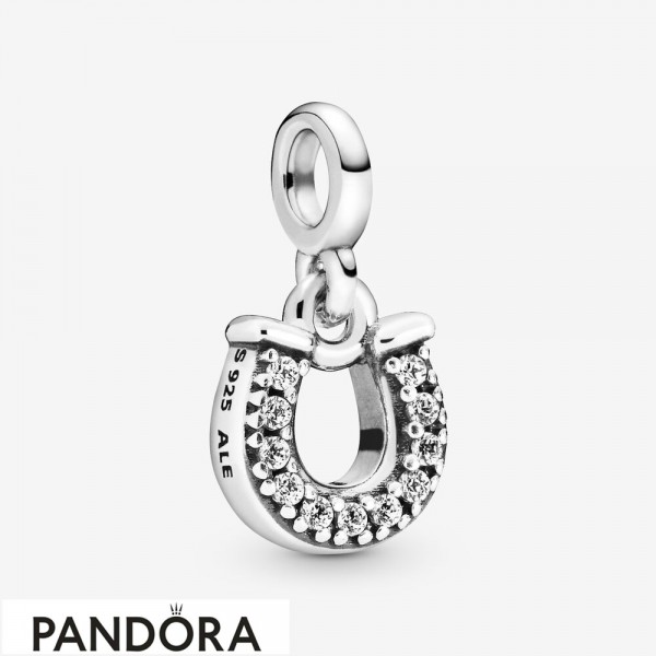 Women's Pandora Jewellery My Lucky Horseshoe Dangle Charm
