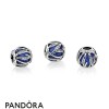 Pandora Jewellery Nature Charms Nature's Radiance Charm Royal Blue Crystal Clear Cz