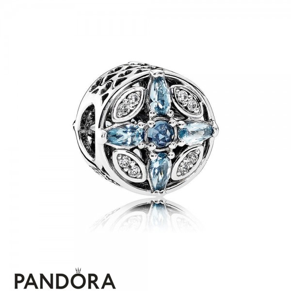 Pandora Jewellery Nature Charms Patterns Of Frost Charm Multi Colored Crystal Clear Cz