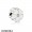 Pandora Jewellery Nature Charms White Primrose Clip White Enamel Clear Cz