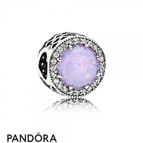 Pandora Jewellery Opalescent Pink Radiant Hearts Openwork Charm