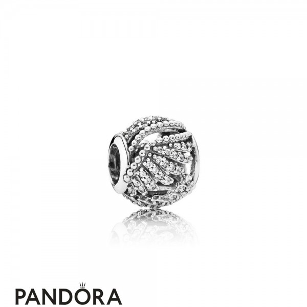 Pandora Jewellery Passions Charms Chic Glamour Majestic Feathers Clear Cz