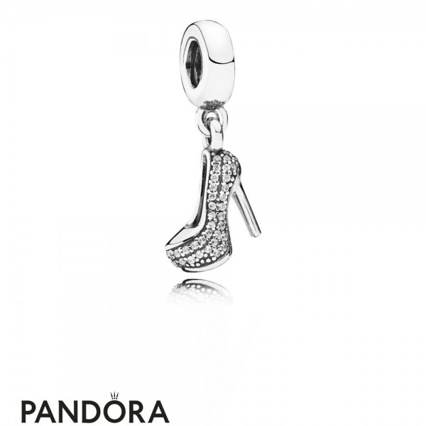 Pandora Jewellery Passions Charms Chic Glamour Sparkling Stiletto Pendant Charm Clear Cz