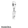 Pandora Jewellery Passions Charms Sports Recreation Running Shoe Pendant Charm Clear Cz