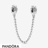 Women's Pandora Jewellery Paved And Beaded Comfort Chain Charm