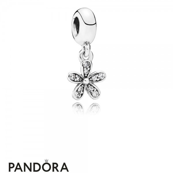 Pandora Jewellery Pendant Charms Dazzling Daisy Pendant Charm Clear Cz