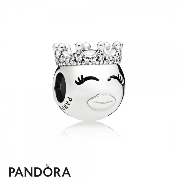 Women's Pandora Jewellery Princess Emoticon Charm