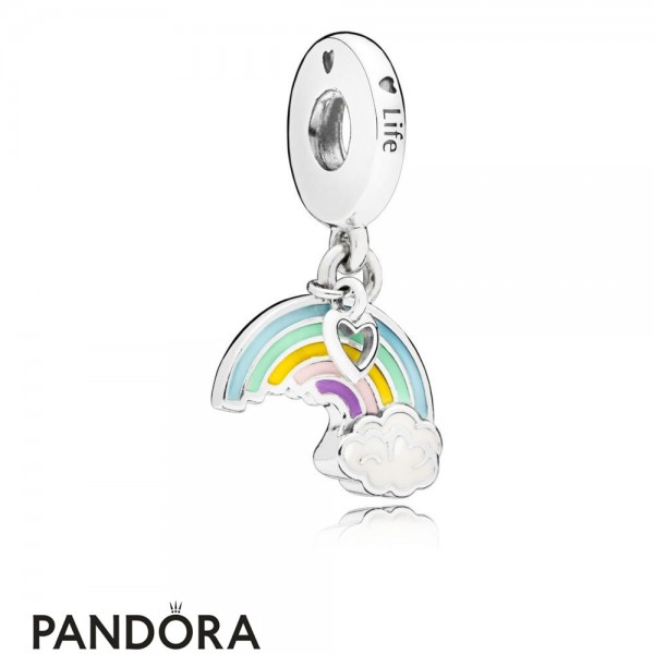 Women's Pandora Jewellery Rainbow Of Love Hanging Charm