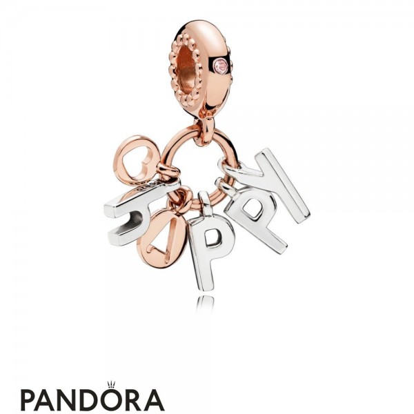 Pandora Jewellery Rose Happy Hanging Charm