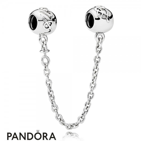 Pandora Jewellery Safety Chains Pandora Jewellery 925 Silver Love Forever Safety Chain