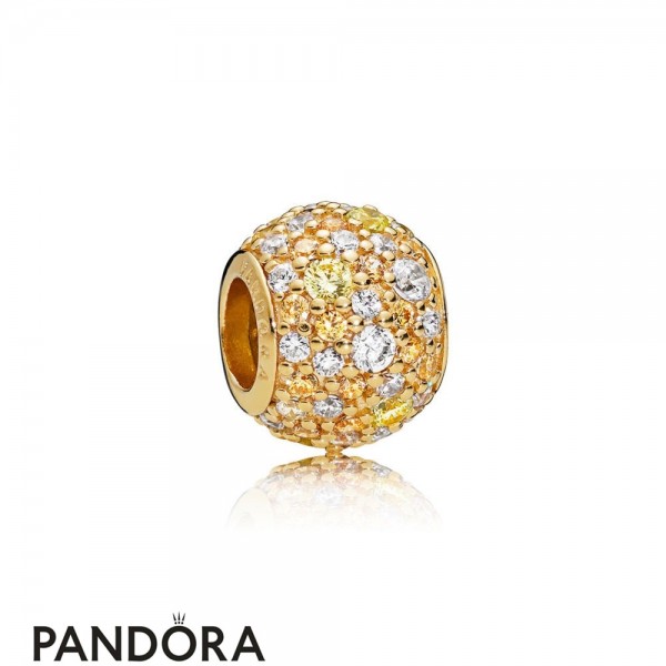 Pandora Jewellery Shine Golden Pave Ball Charm