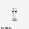 Women's Pandora Jewellery Signature Heart Clip Charm