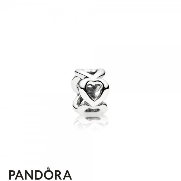 Pandora Jewellery Spacers Charms Open Heart Spacer