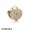 Pandora Jewellery Sparkling Paves Charms Heart Lock Charm Clear Cz 14K Gold